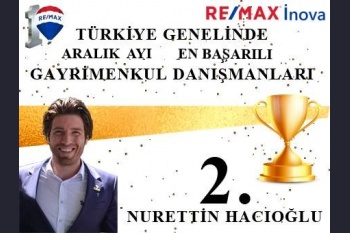 2017 REMAX TÜRKİYE'de ARALIK ayında 3500 danışman arasından ciro 2'ncisi 